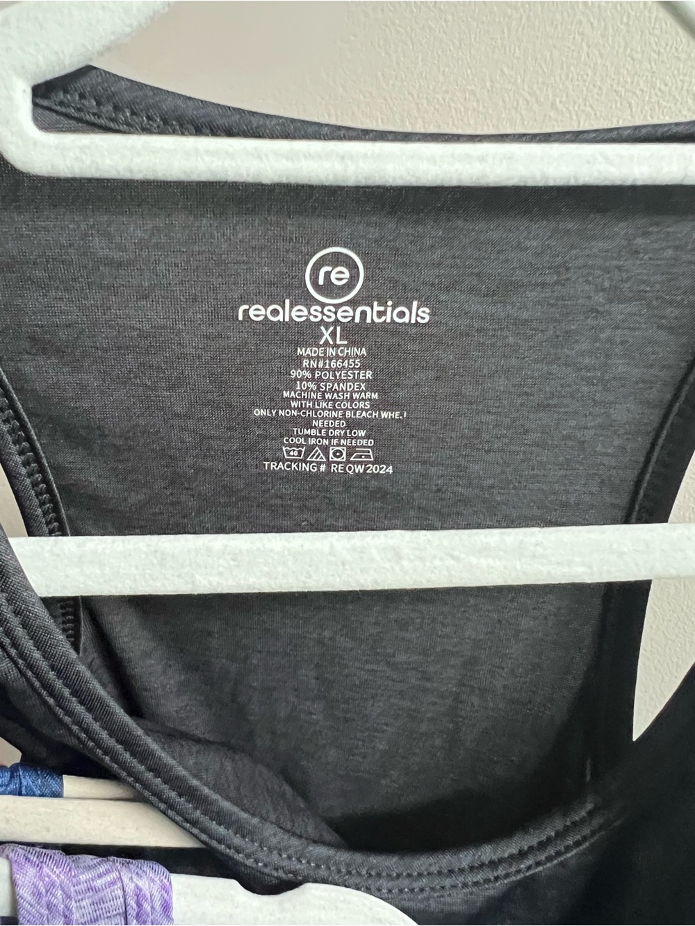 NWOT Real Essentials 5 Athletic tank bundle Racerback dry fit XL - Picture 2 of 7